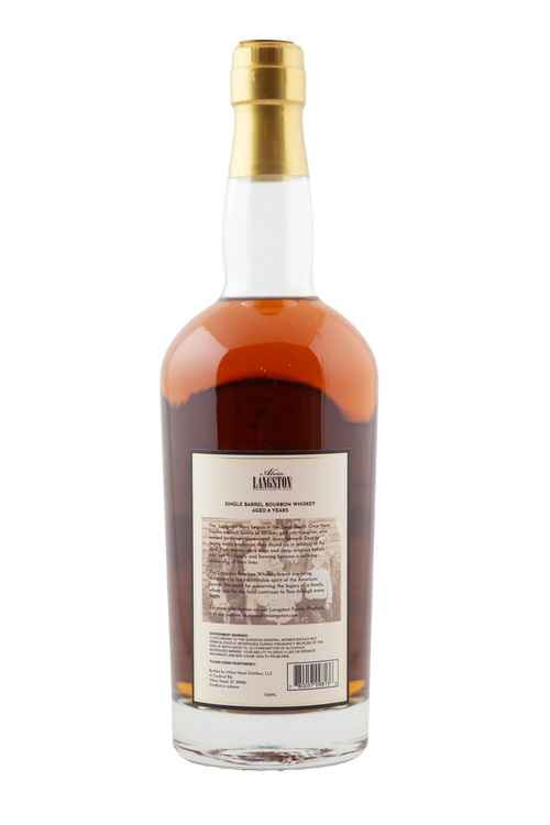 Alvin Langston 8-Year Single Barrel Cask Strength Bourbon